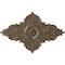 Ekena Millwork Melchor Diamond Ceiling Medallion (Canopies up to 4"), 67 1/4"W x 43 3/8"H x 4"ID x 2"P, Warm Silver CM70X43MLWSS - alternate 1